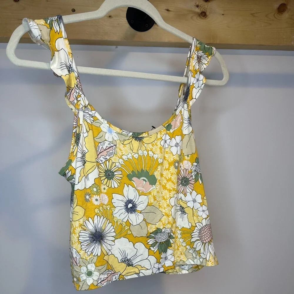 NWT O'NEILL WOMENS ANDY FLORAL TOP SIZE LARGE - Picture 8 of 8